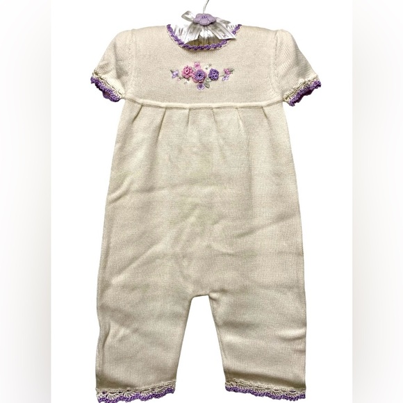 Koala Baby Other - NWT Vintage Koala Baby Floral Knit Romper 3/6 Months